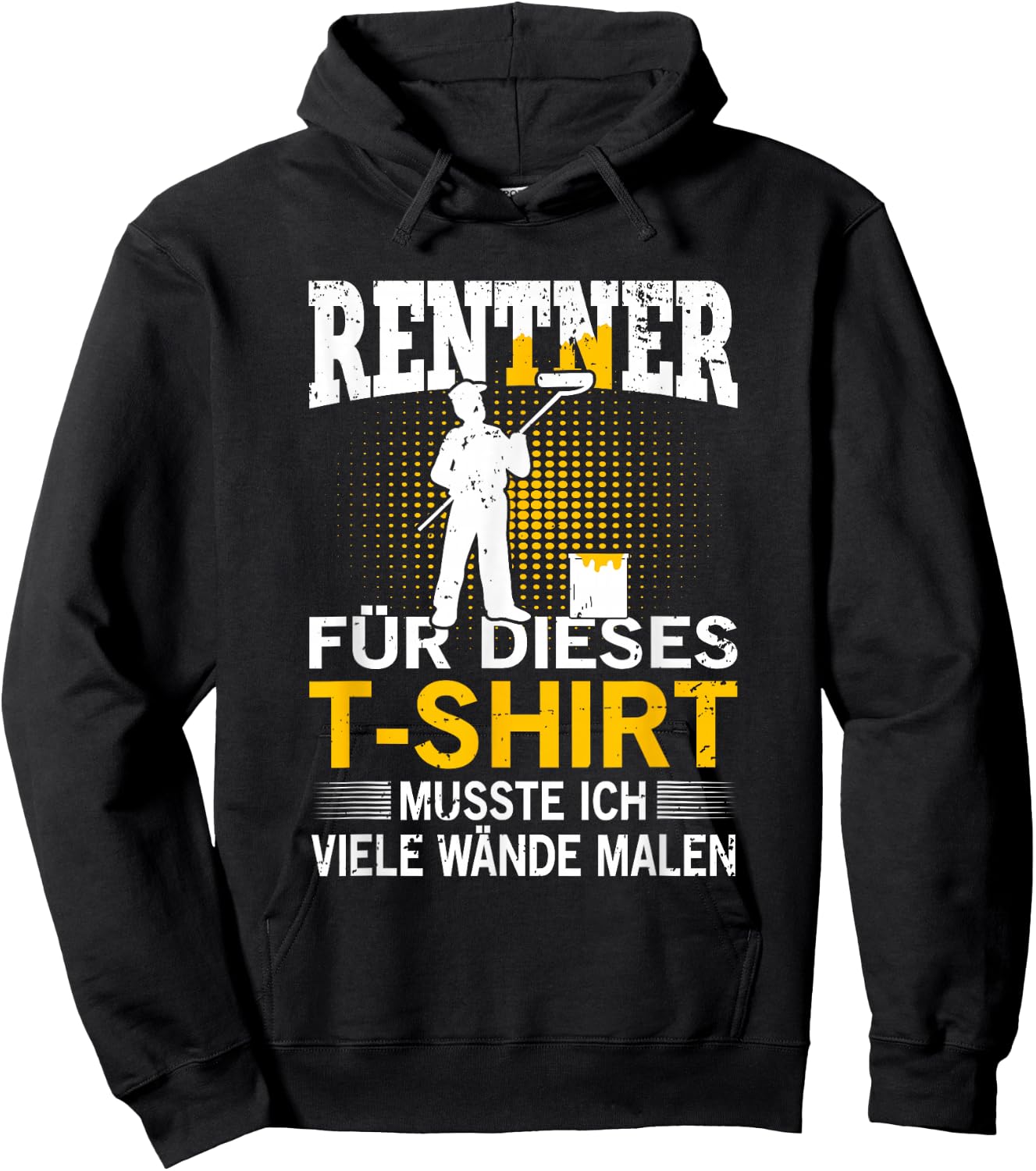 Maler Lackierer in Rente Ruhestand Rentner Geschenk Hoodie - Hoodie | Black