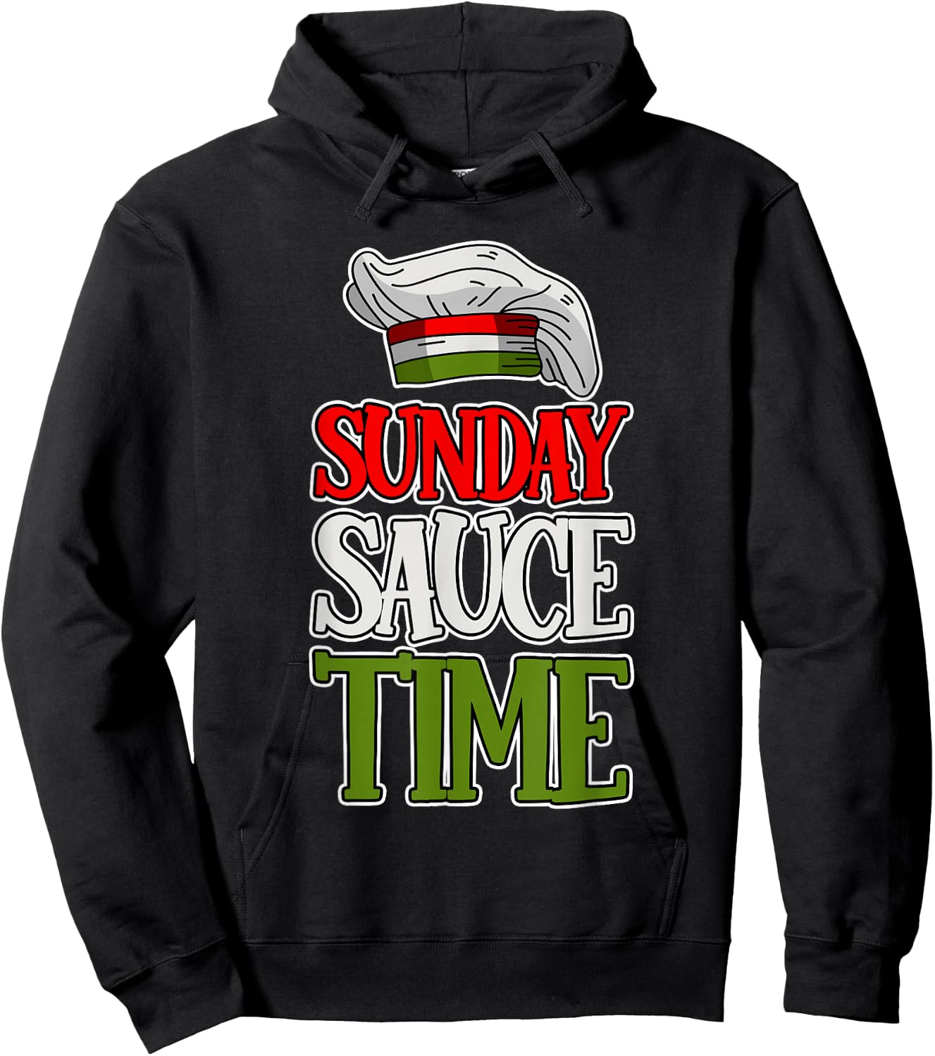 Sunday Sauce Time Hoodie - Hoodie | Black