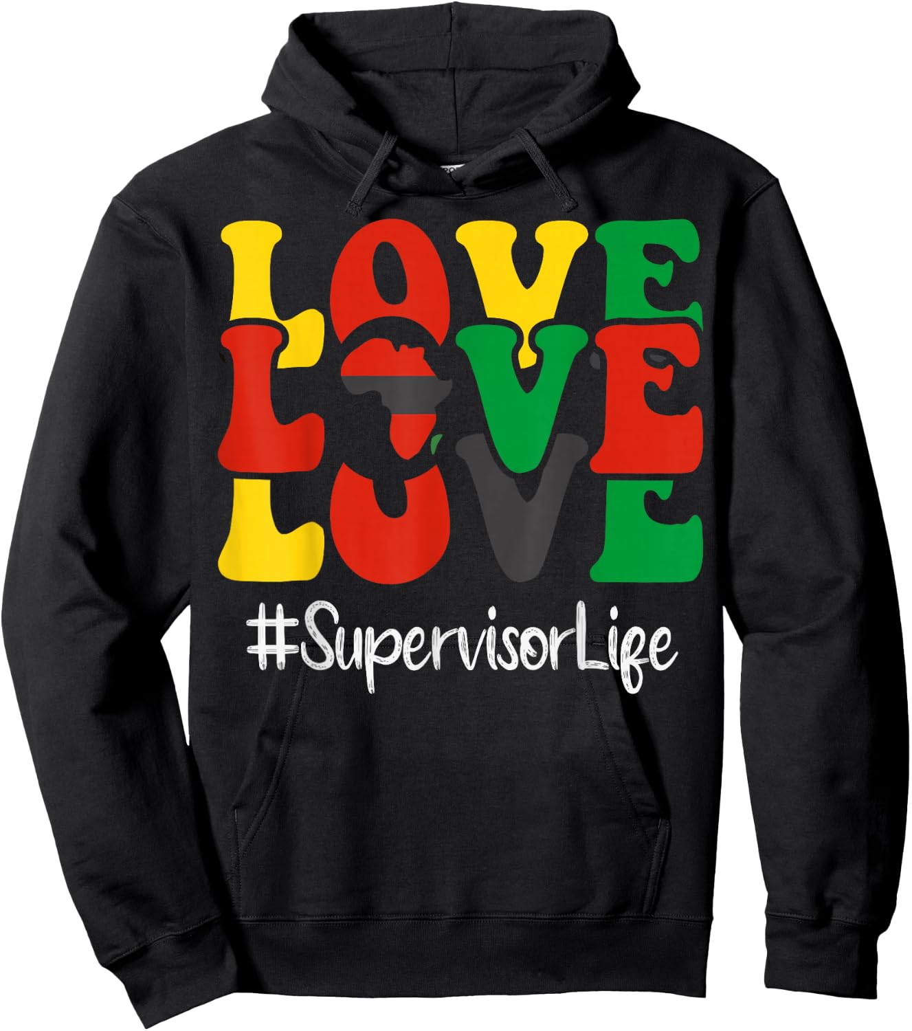 Supervisor Love African American Women Black History Month Hoodie - Hoodie | Black