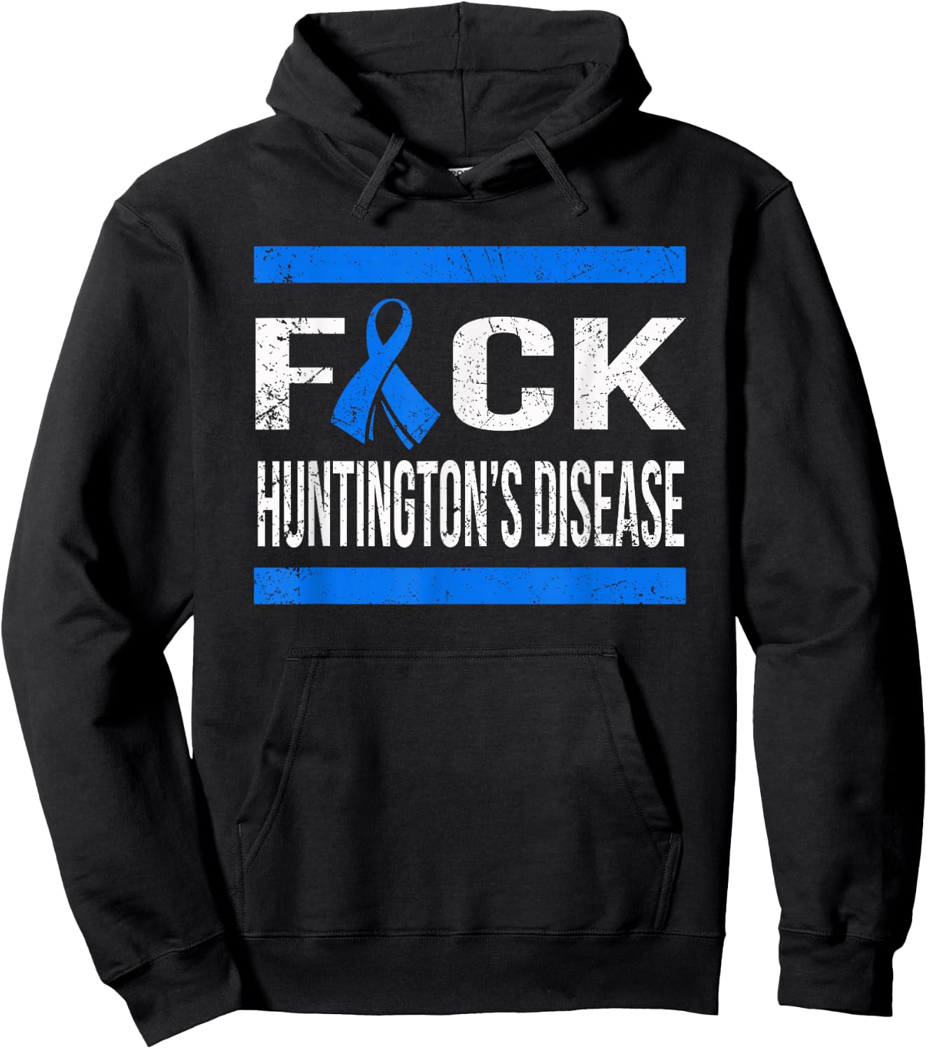Support Huntington's Disease awareness t shirt Hoodie - Hoodie | Black