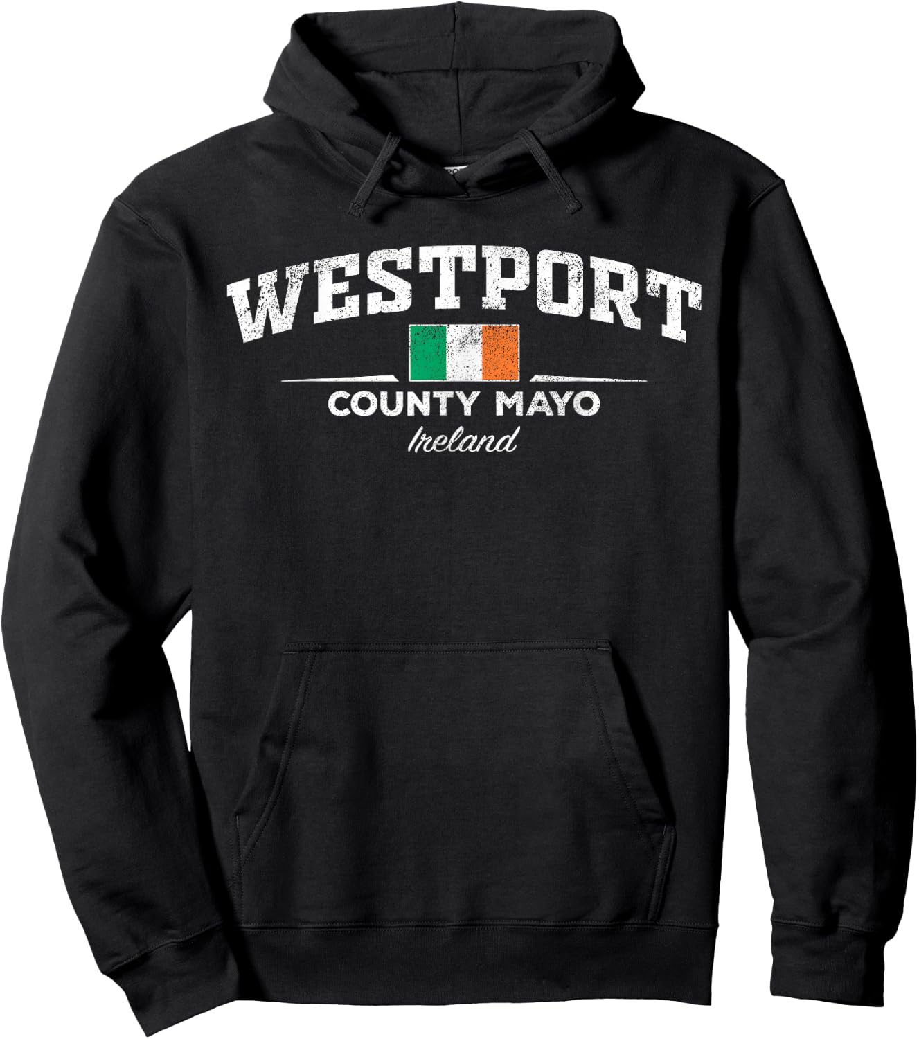 Westport Ireland , Black, S Hoodie - Hoodie | Black