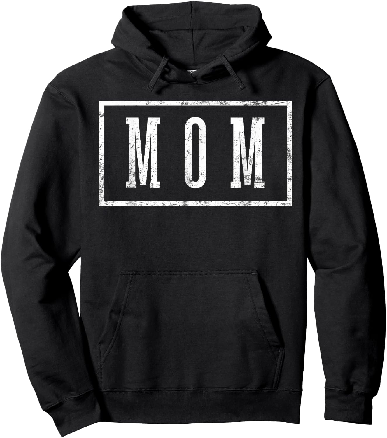 Mom - Sleek Framed Design Mother's Day Mom Hoodie - Hoodie | Black