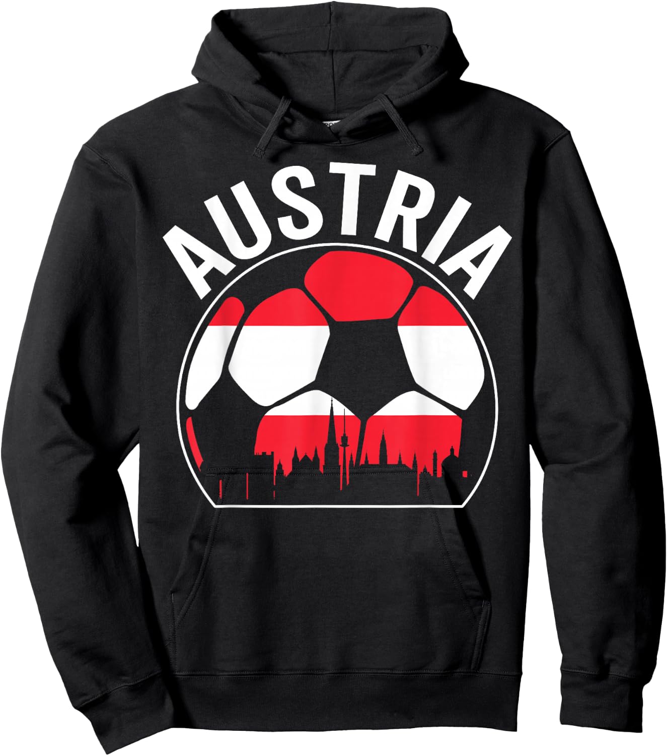 Österreich Fußballmannschaft Spieler Fan Souvenir Galerie Hoodie - Hoodie | Black