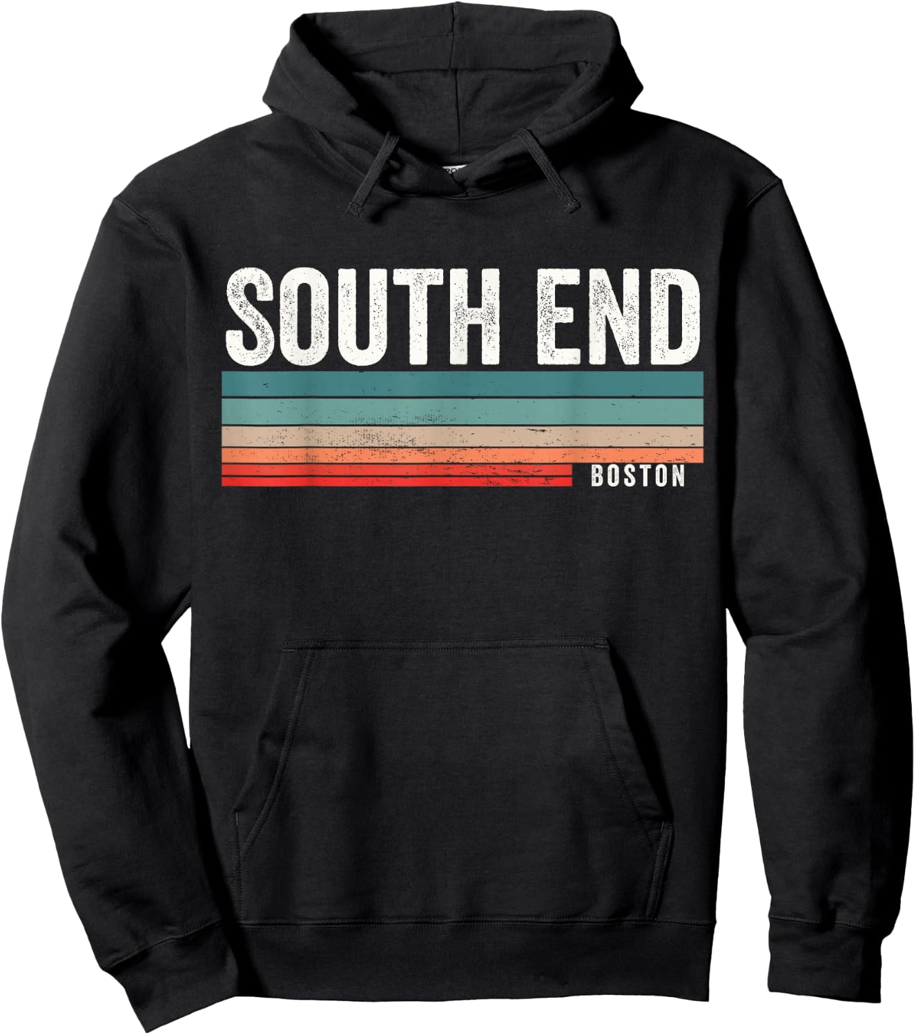 South End Boston Massachusetts, South End Hoodie - Hoodie | Black