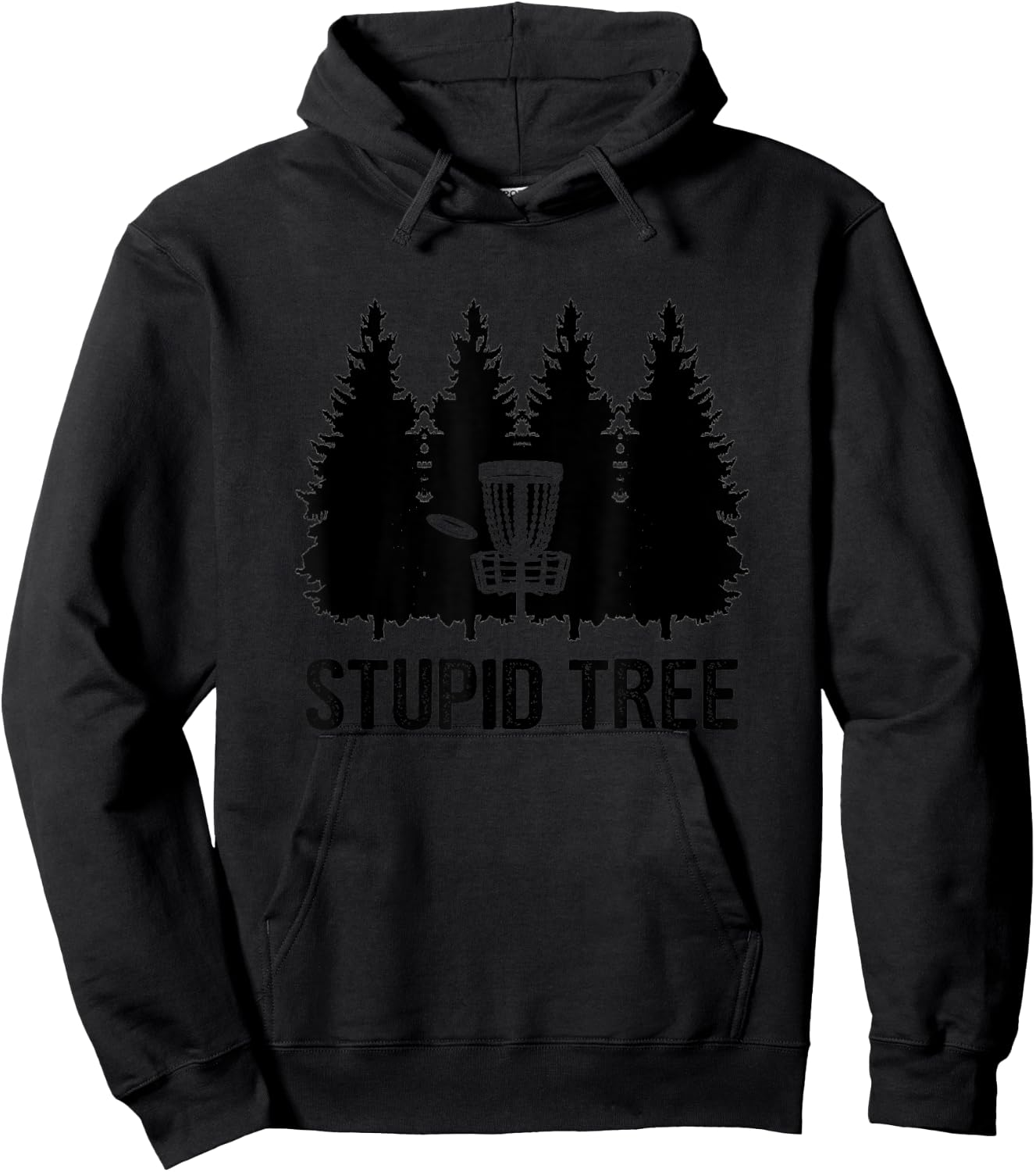Stupid Tree Disc Golf Hoodie - Hoodie | Black