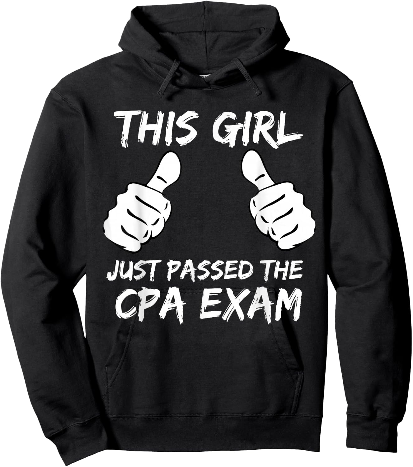 This Girl Just Passed the CPA Exam . Hoodie - Hoodie | Black