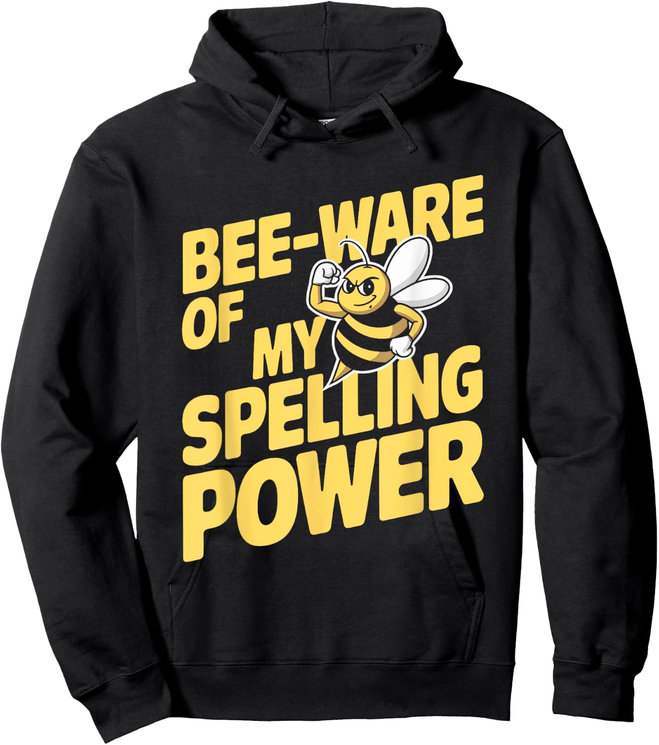 Spelling Bee Humor Spelling Champion Word Nerd Spelling Hoodie - Hoodie | Black