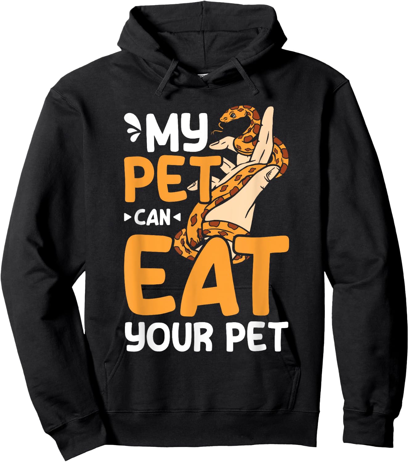 My pet can eat your pet corn snake Hoodie - Hoodie | Black