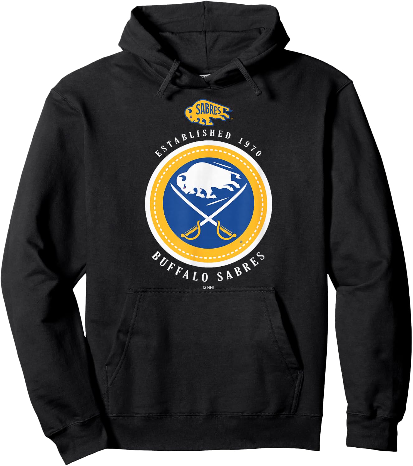Buffalo Sabres Est 1970 Black Officially Licensed Hoodie - Hoodie | Black