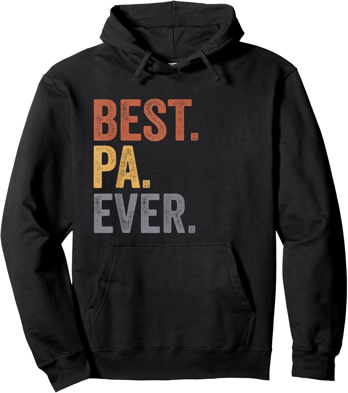 Best Pa Ever Gifts From Kids Pa Father's Day Hoodie - Hoodie | Black