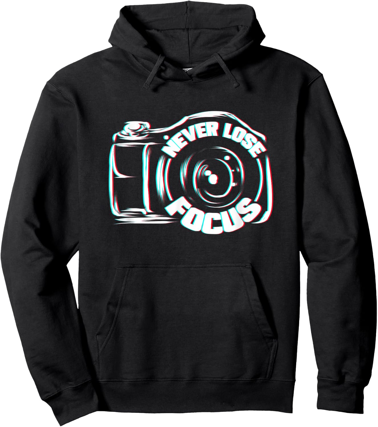 Photographer Gift Photography Lover Never Lose Focus Hoodie - Hoodie | Black