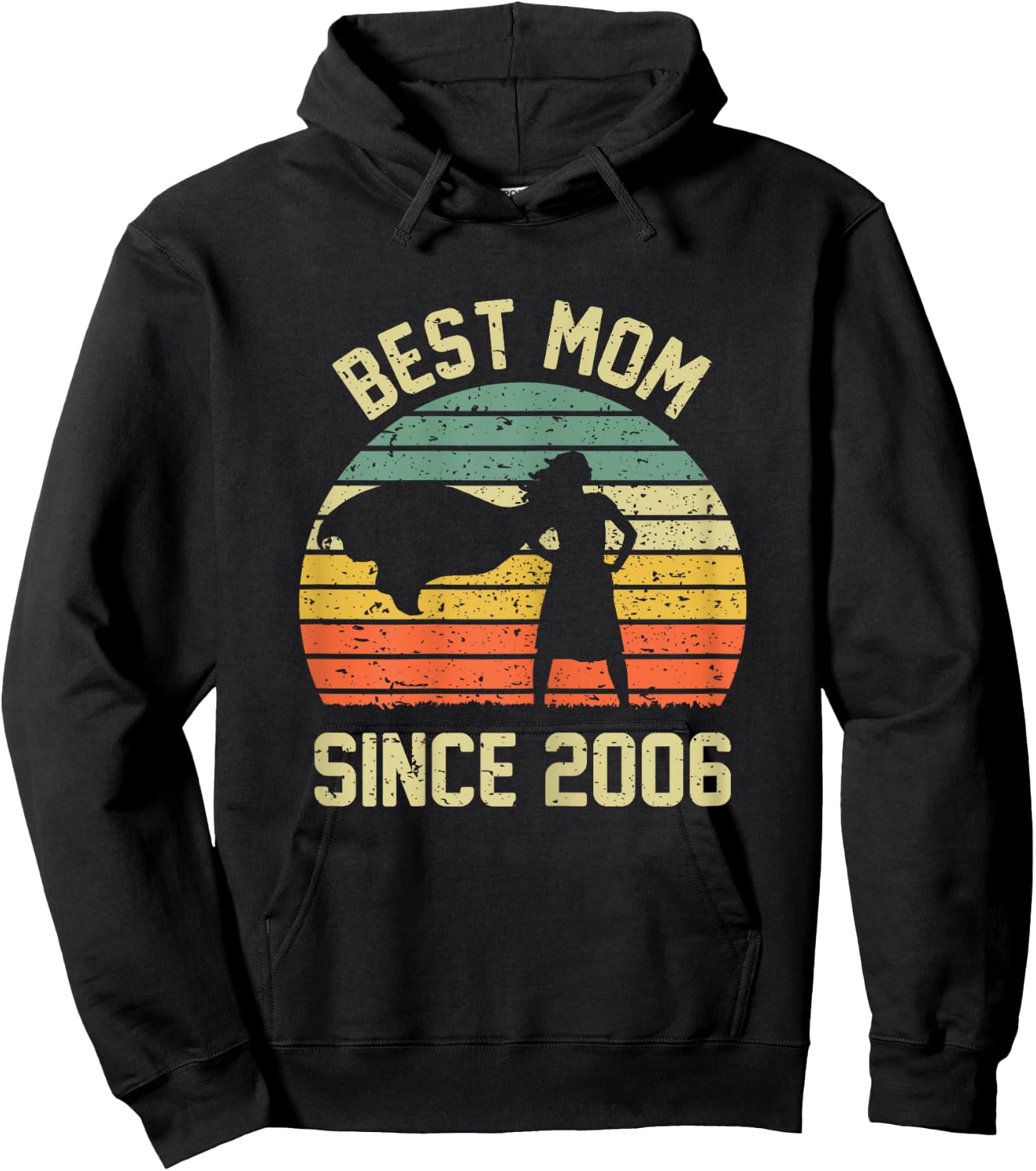 Best Mom Since 2006 Shirt Mom Mama Mommy Gifts Mothers Day Hoodie - Hoodie | Black