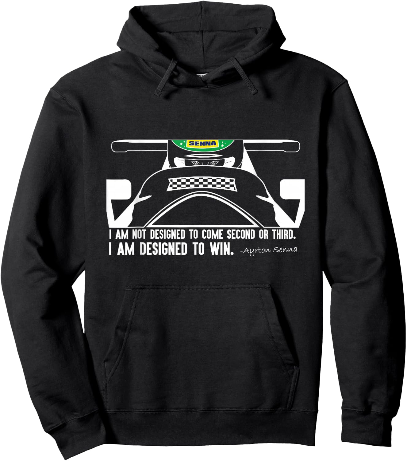 Entwickelt, um zu gewinnen - Senna Hoodie - Hoodie | Black