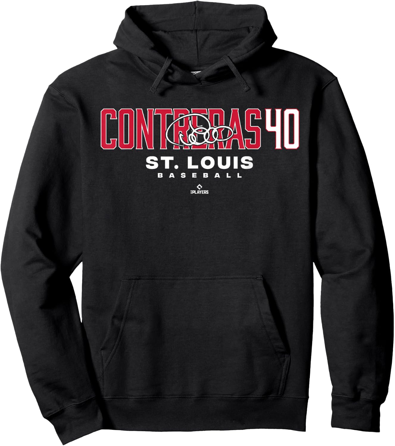 Name Number City Willson Contreras 40 St. Louis Baseball Hoodie - Hoodie | Black