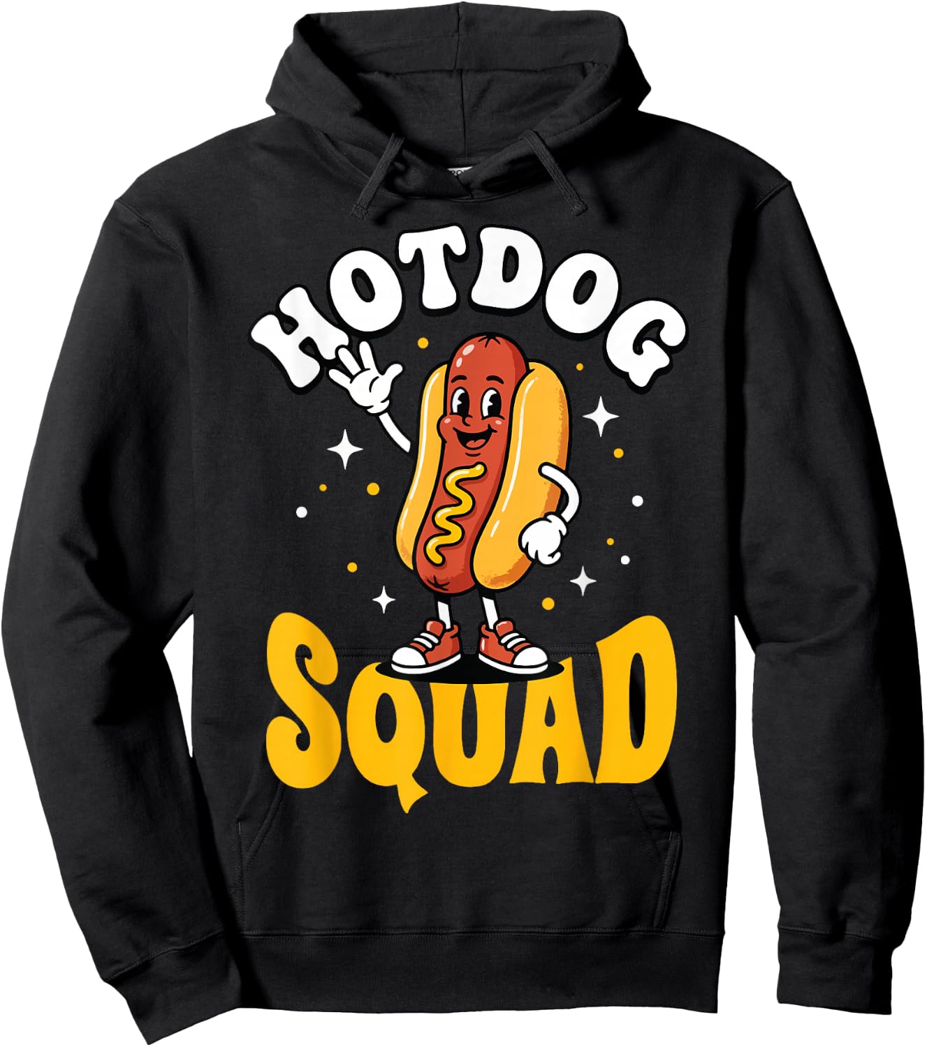Hotdog Squad Hoodie - Hoodie | Black