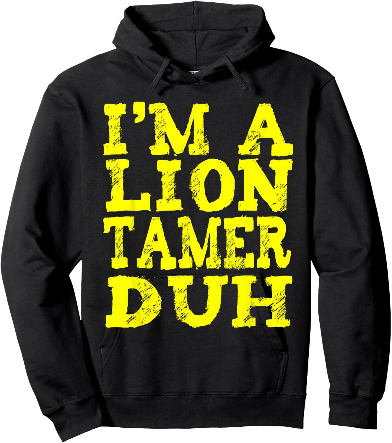 EASY LION TAMER HALLOWEEN COSTUME Lazy Last Minute Hoodie - Hoodie | Black