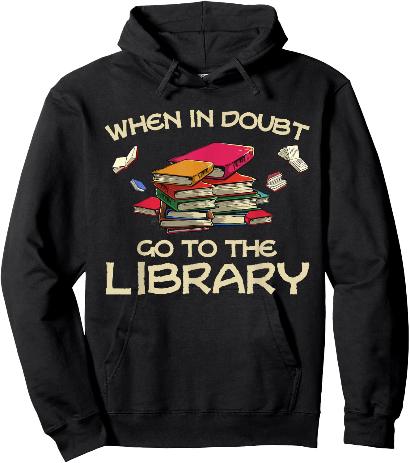 Cool Book Design Women Book Reading Bookworm Lovers Hoodie - Hoodie | Black