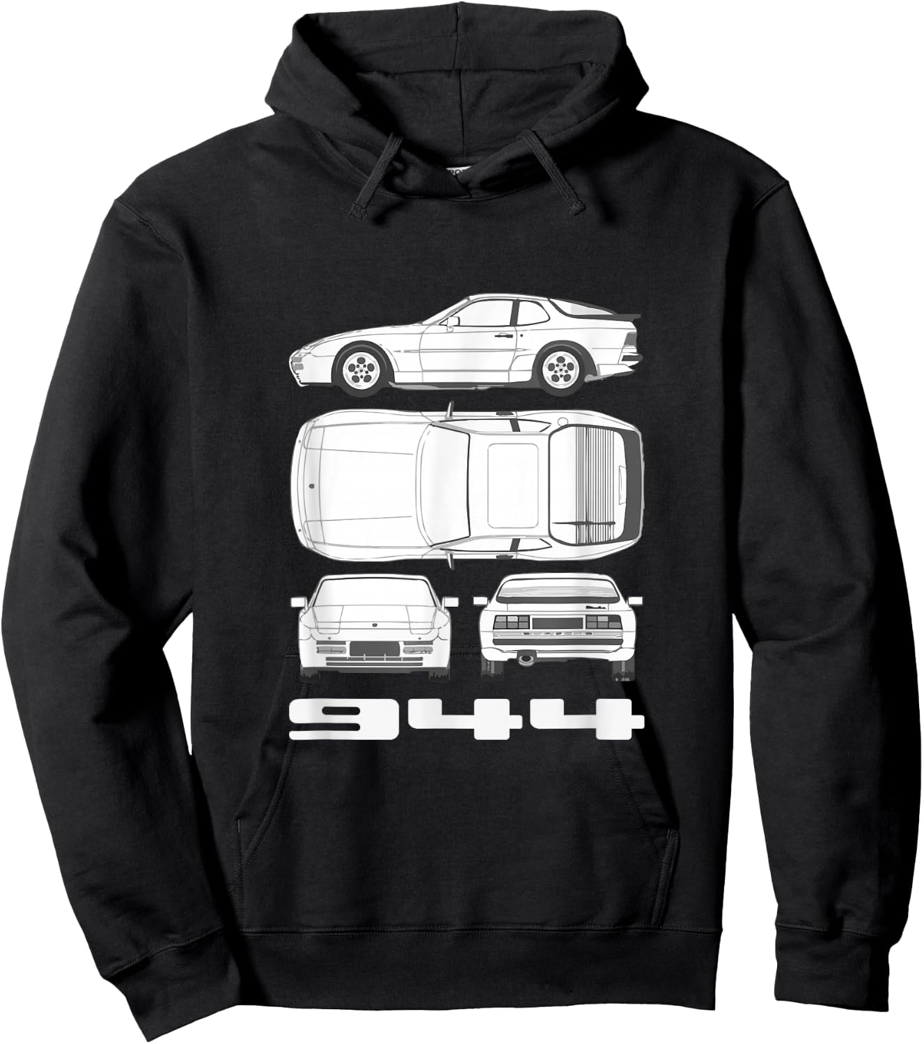 944 Graphic Premium , black Hoodie - Hoodie | Black