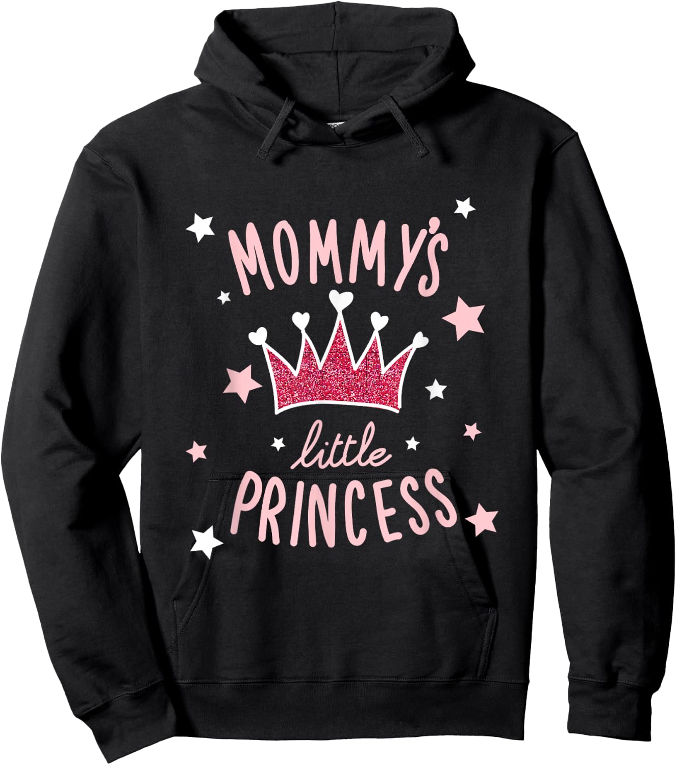 Mommy's Little Princess Cute Lovely Hoodie - Hoodie | Black