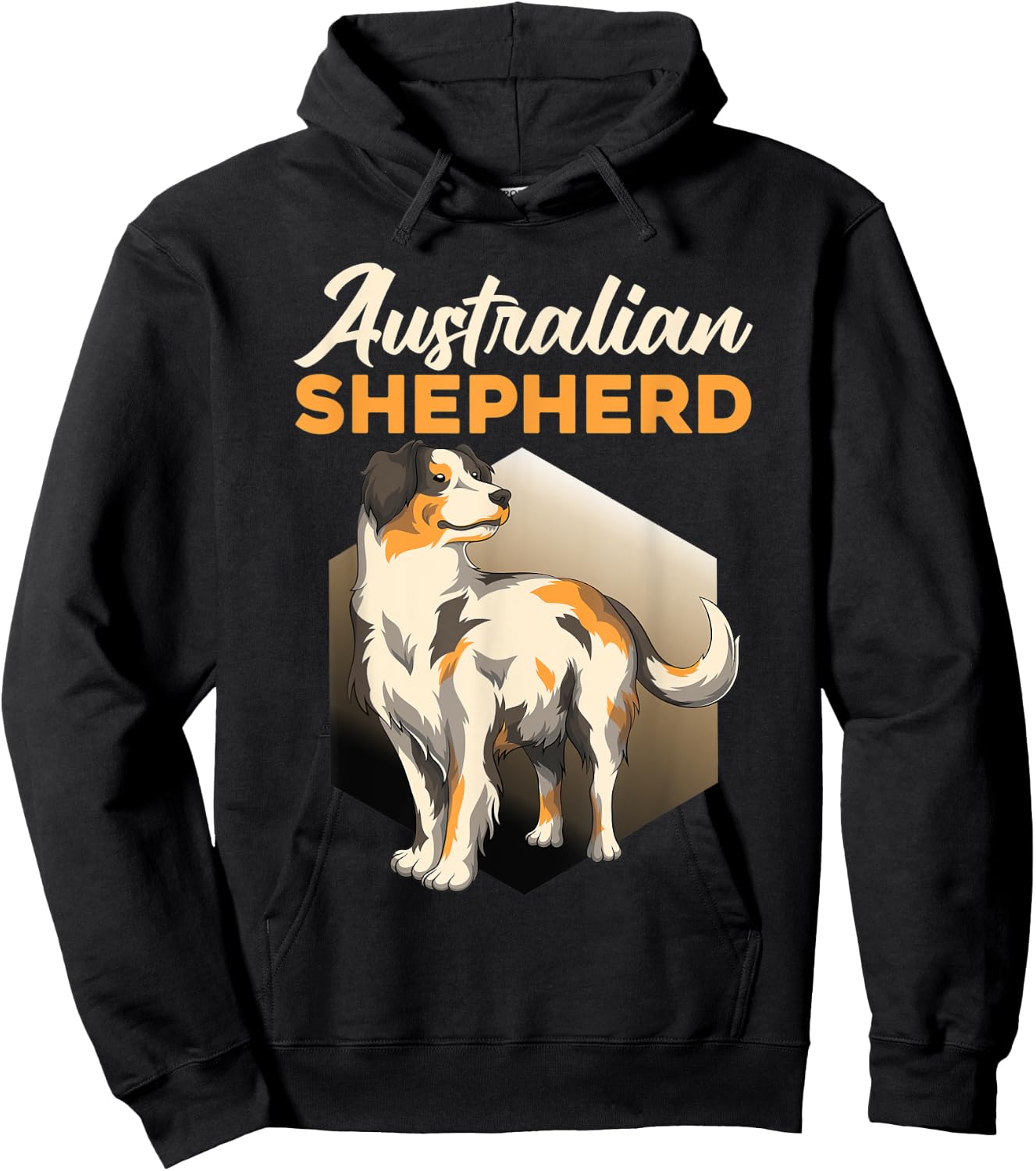 Australia Shepard Sheep Dog Aussie Shepard Dog Men Women Hoodie - Hoodie | Black