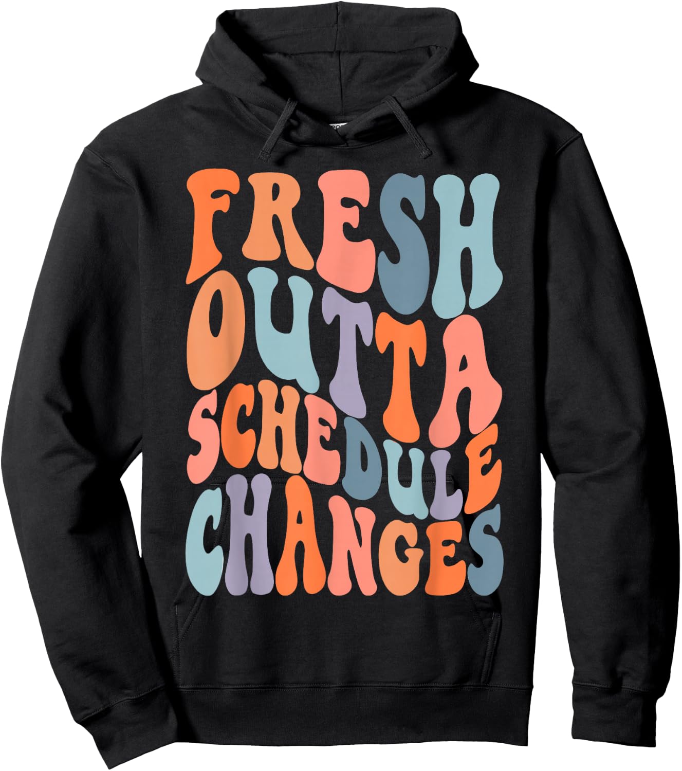 School Counselor Fresh Outta Schedule Changes Hoodie - Hoodie | Black