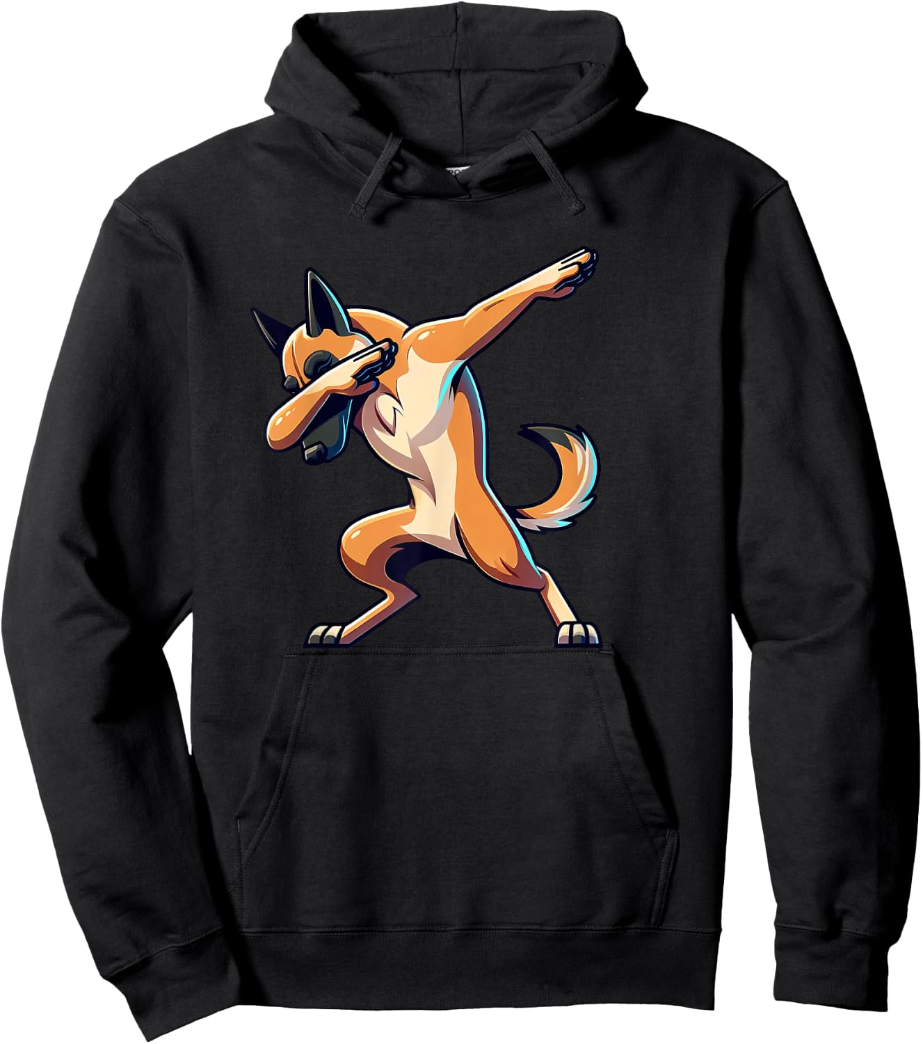 Malinois Belgian Funny Dog , Women, Kids Hoodie - Hoodie | Black