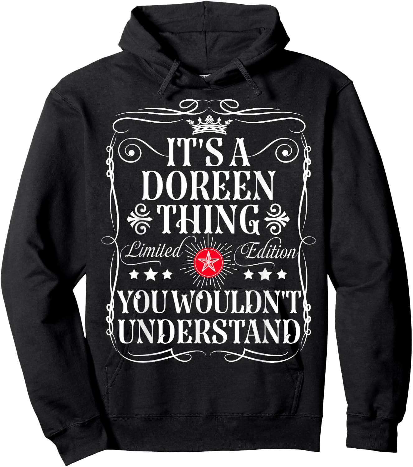 Doreen Name Its A Doreen Thing You Wouldn't Understand Hoodie - Hoodie | Black