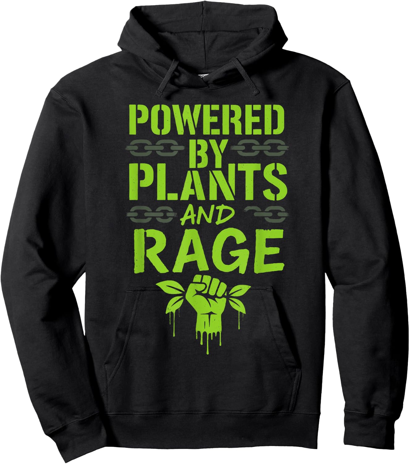 Vegan Punk Rebel Vegan Vegan Anarchist Vegan Protest Vegan Hoodie - Hoodie | Black