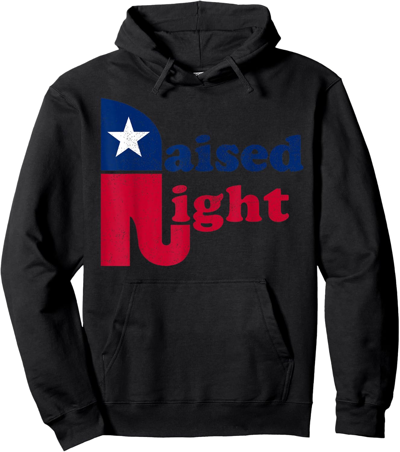 Raised Right Republican Elephant Retro Style Patriotic Gift Kids Men Hoodie - Hoodie | Black
