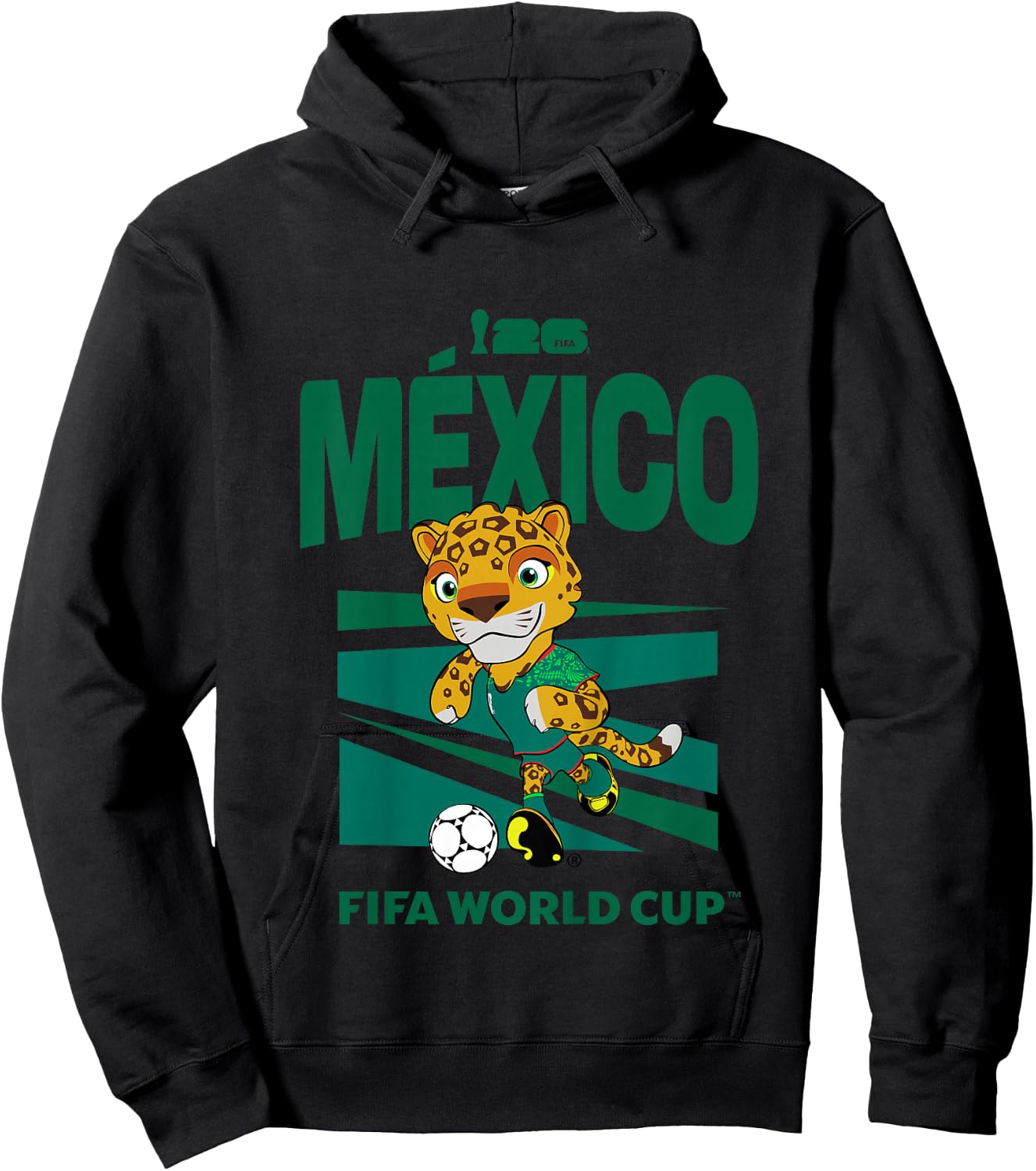 Enfant FIFA World CUP26 Mexico Balle de Mascotte Hoodie - Hoodie | Black