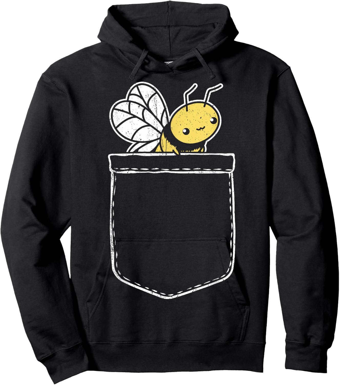 Funny Pocket Bee Bags Bee Hoodie - Hoodie | Black