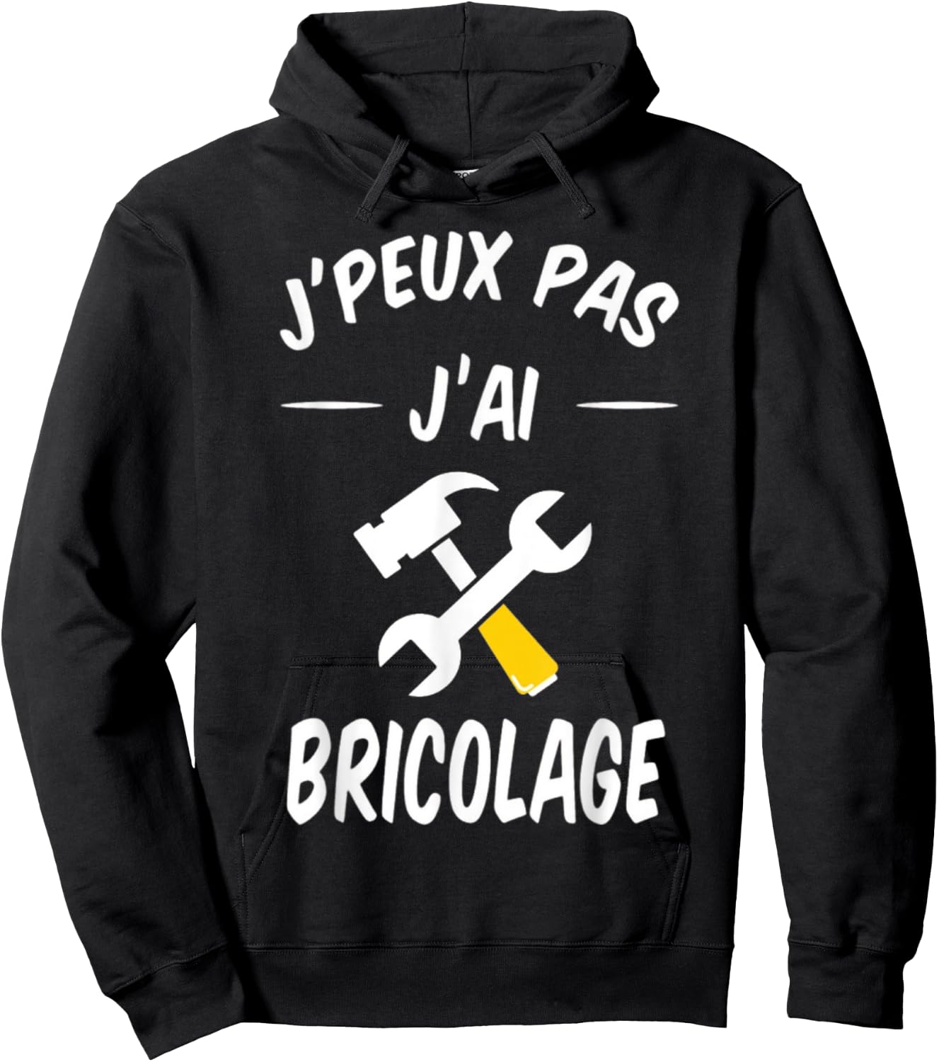 Je Peux pas je Diy Diy DIY Repair , Black, S Hoodie - Hoodie | Black