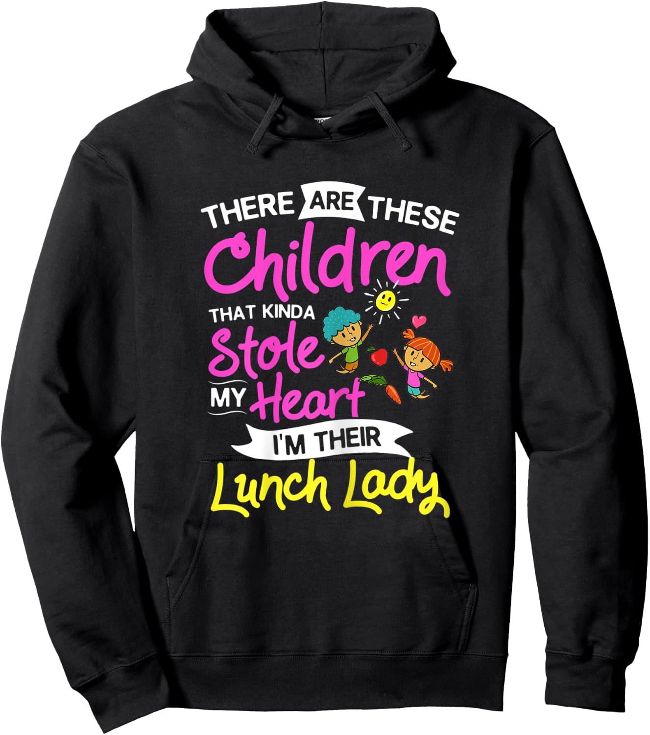 Lunch Lady School Cafeteria Worker Hoodie - Hoodie | Black