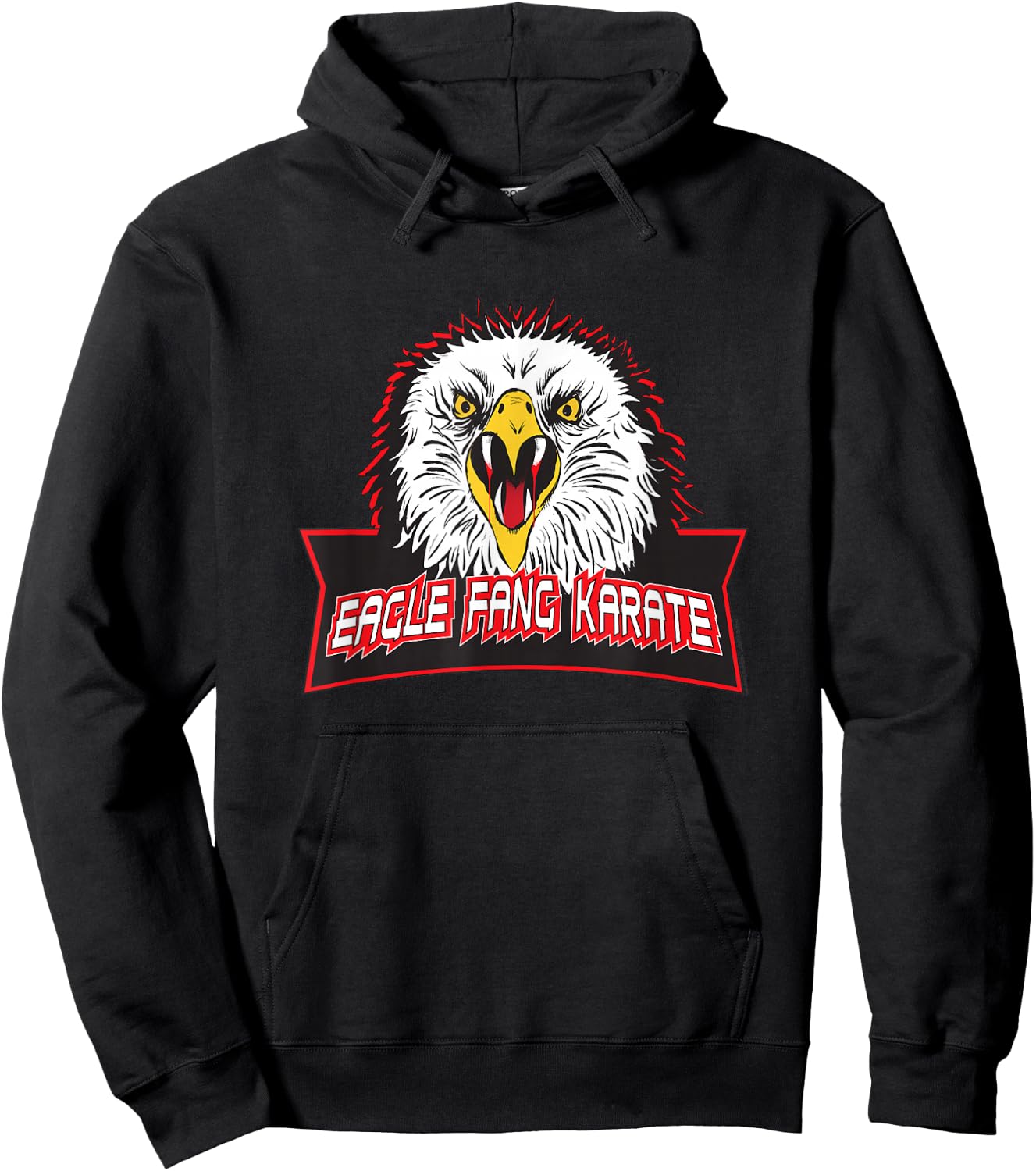 Cobra Kai Eagle Fang Logo , black Hoodie - Hoodie | Black