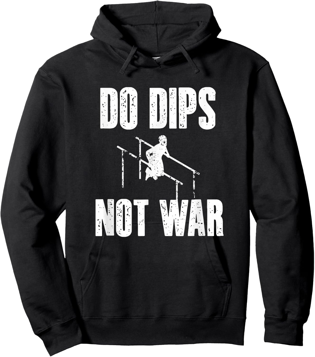 Calisthenics Dips Not War Street Workout Hoodie - Hoodie | Black