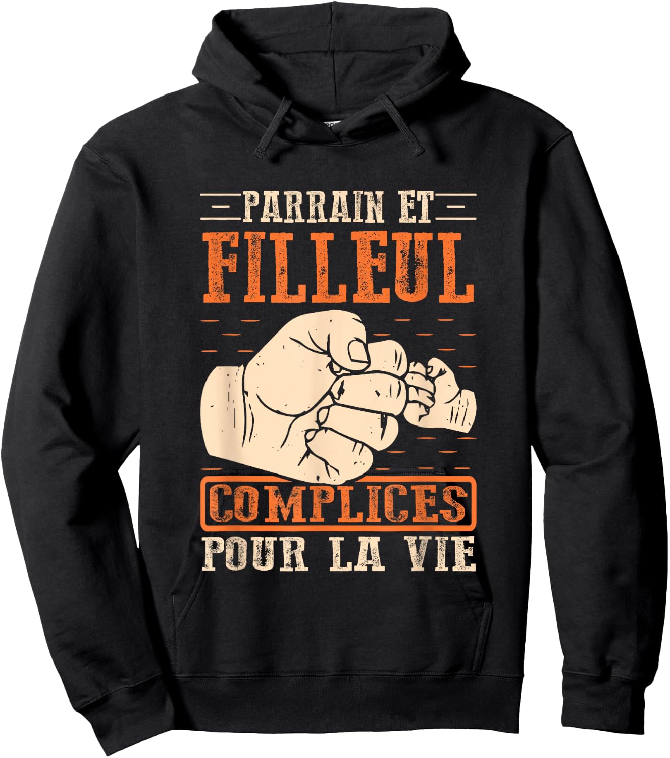 Family Uncle Godfather Filleul Humor , Black, S Hoodie - Hoodie | Black