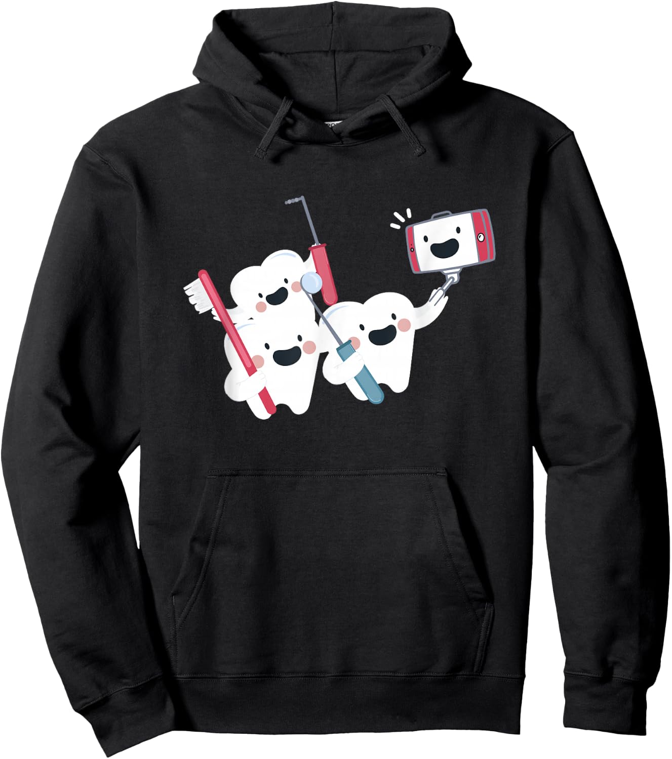 Molar Selfie - Funny Dentist Shirt Gift Dentists Hoodie - Hoodie | Black