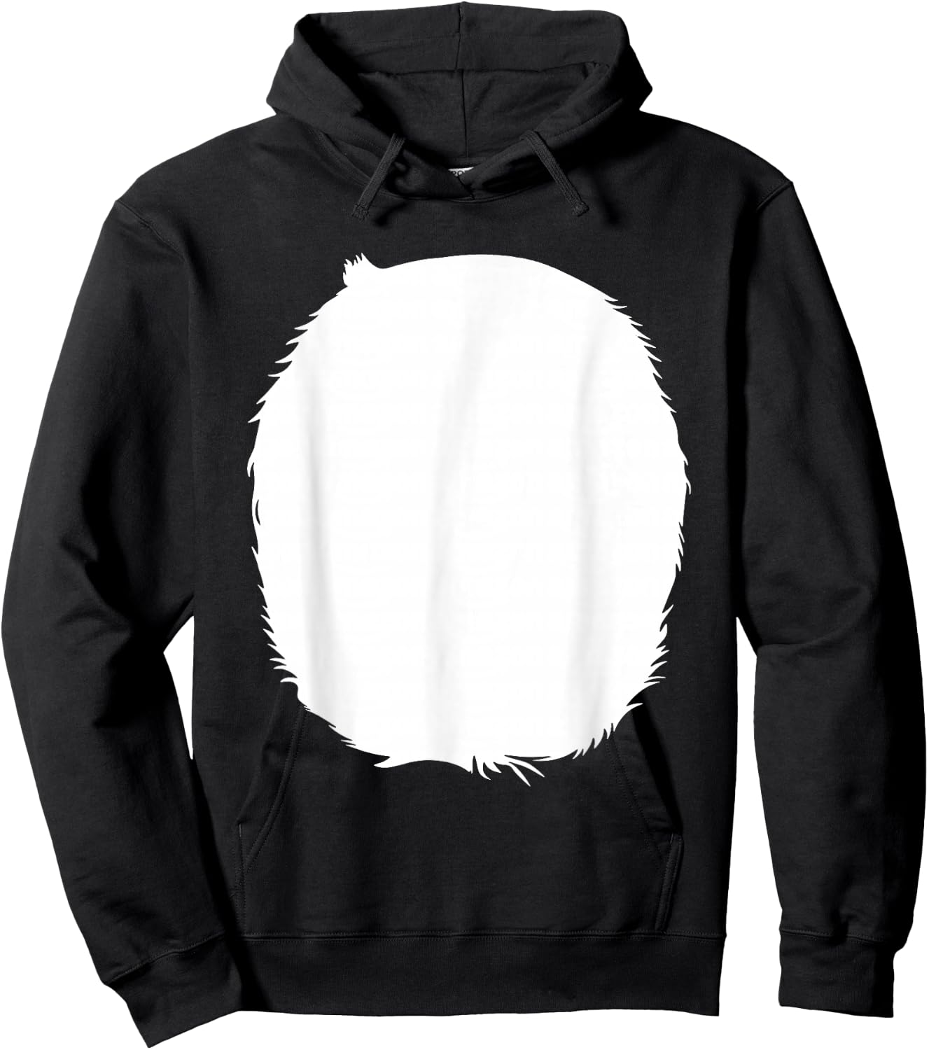 Panda Belly Costume Cute Bear Panda Animal Costume Hoodie - Hoodie | Black