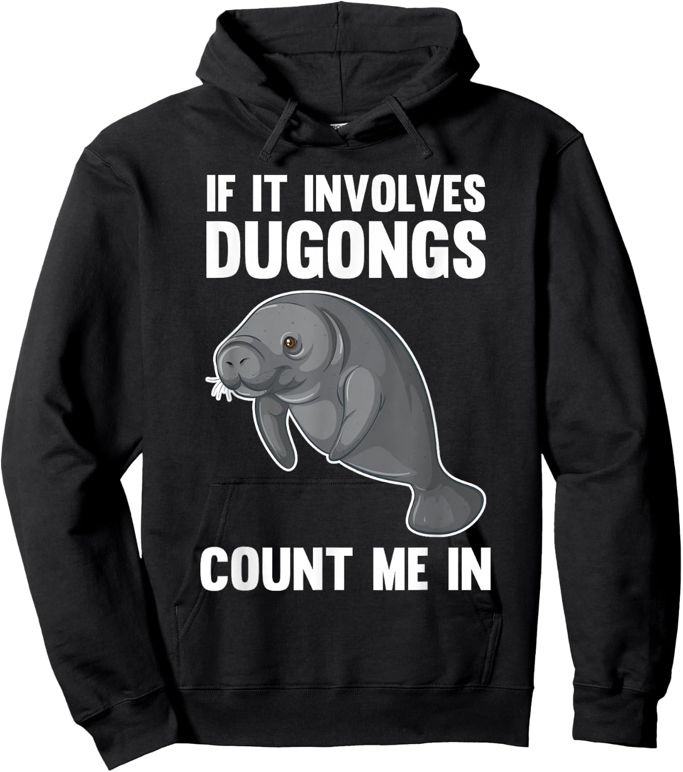 Dugong Hoodie - Hoodie | Black