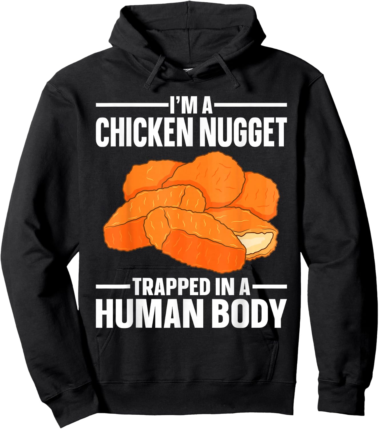 Funny chicken nuggets Nugs Hoodie - Hoodie | Black