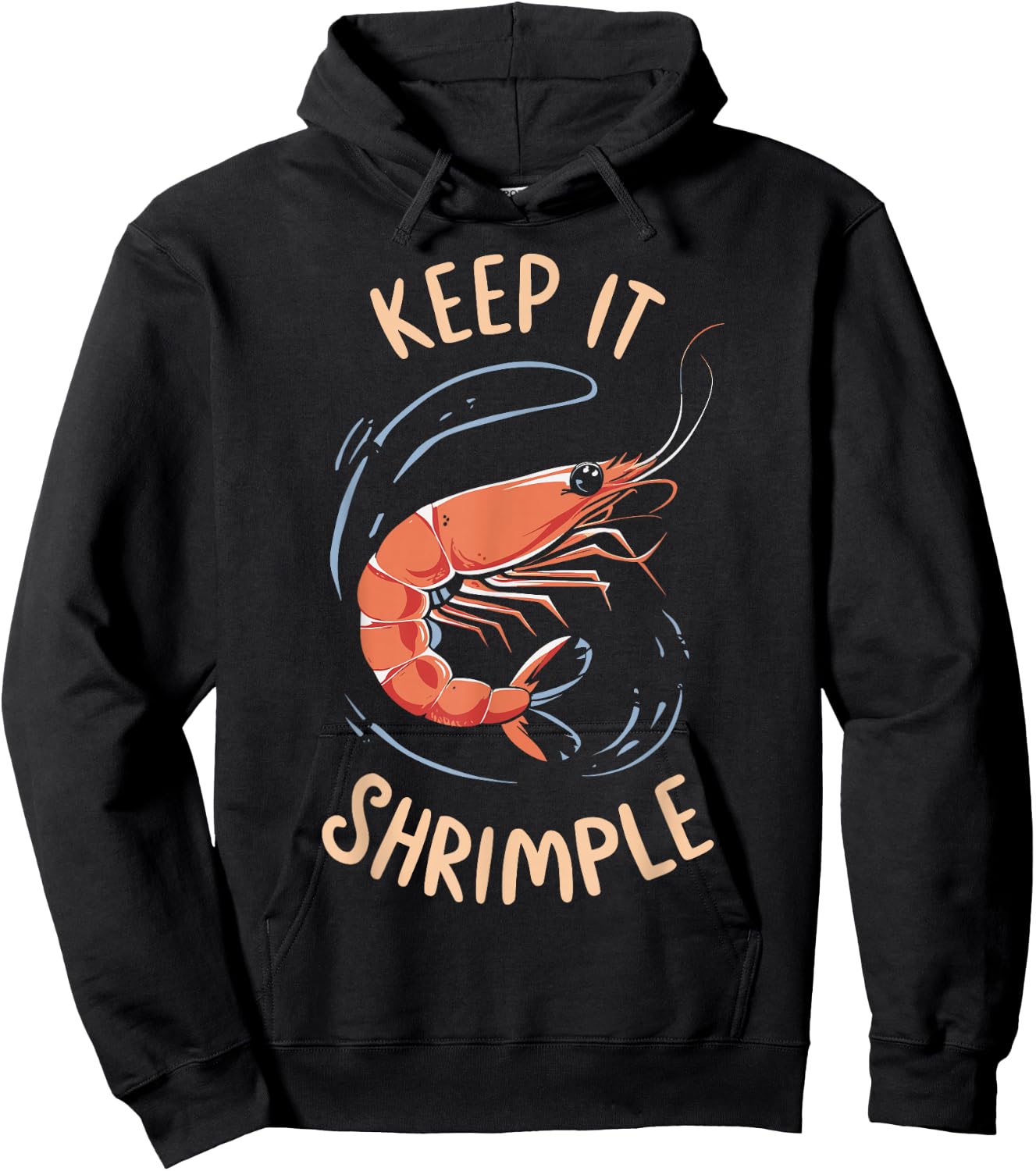 Keep It Shrimple Hoodie - Hoodie | Black