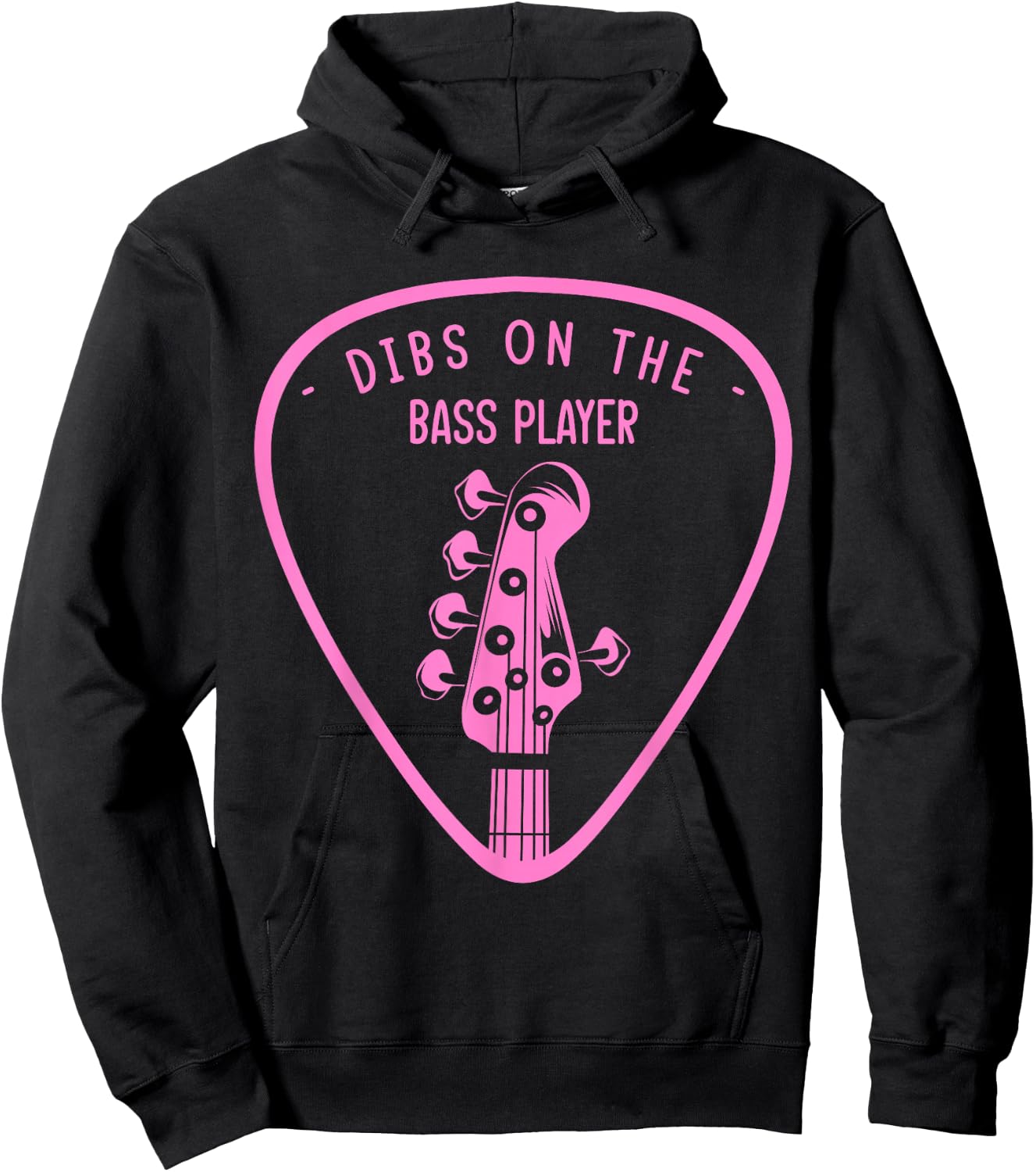 Dibs On The Bassist Dibs On The Bass Player Hoodie - Hoodie | Black