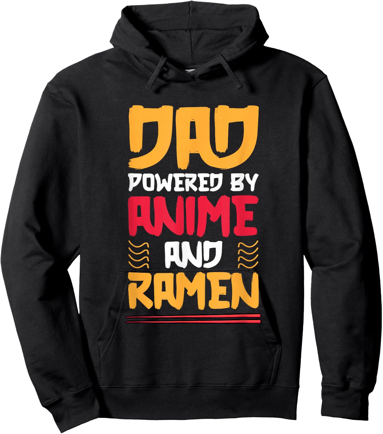 Anime Fathers Day Japanese Manga Otaku Kawaii Anime Dad Hoodie - Hoodie | Black
