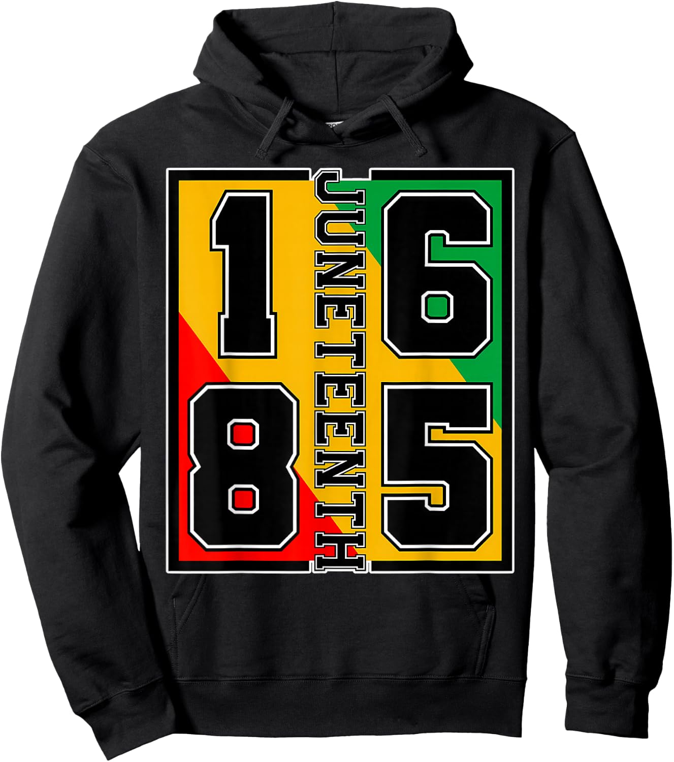 Juneteenth 1865 Independence Freedom Day African Pride Hoodie - Hoodie | Black