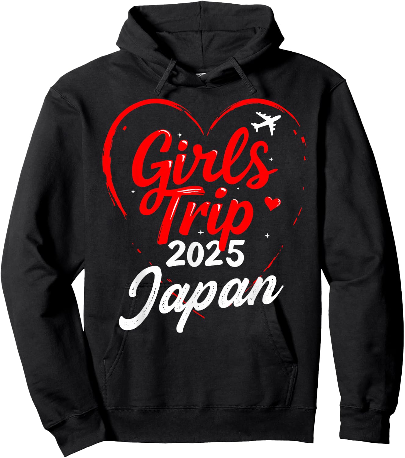 Girls Trip Japan 2025 Shirts Vacation Weekend Birthday Squad Hoodie - Hoodie | Black