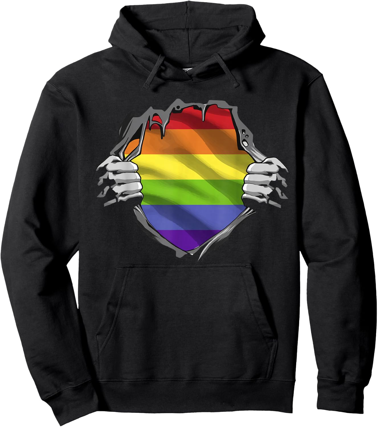 LGBTQ - Gay Pride - Regenbogen Hoodie - Hoodie | Black