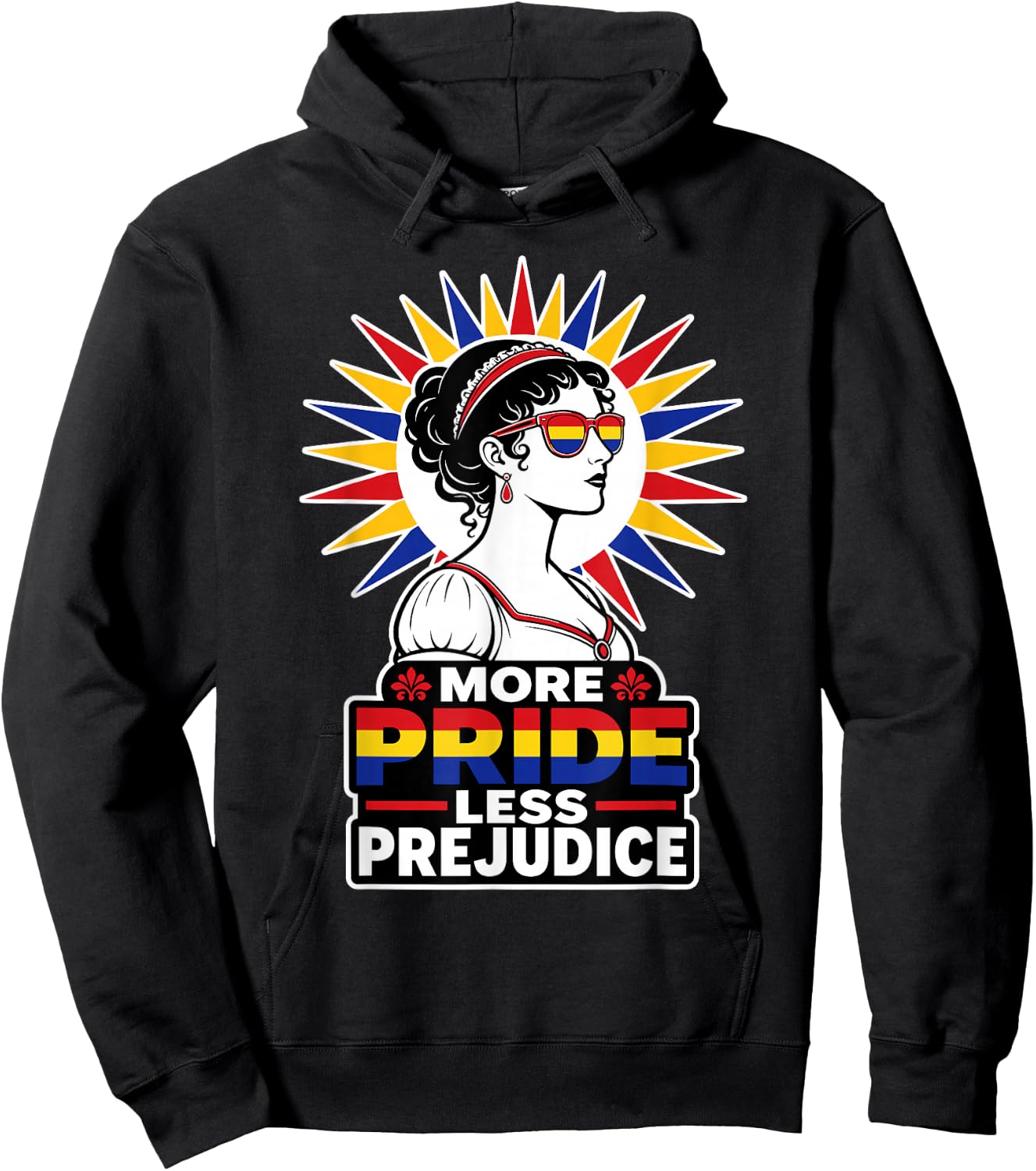 More Pride Less Prejudice Hoodie - Hoodie | Black