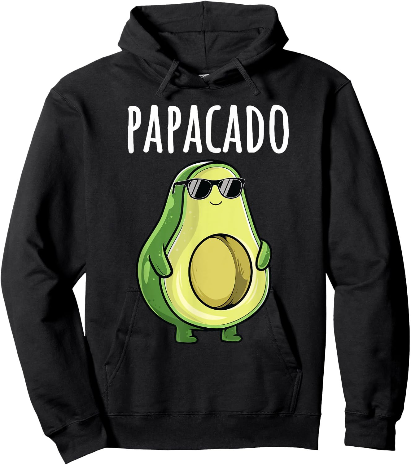 Pregnancy Announcement Shirts Men Dad Funny Papacado Hoodie - Hoodie | Black