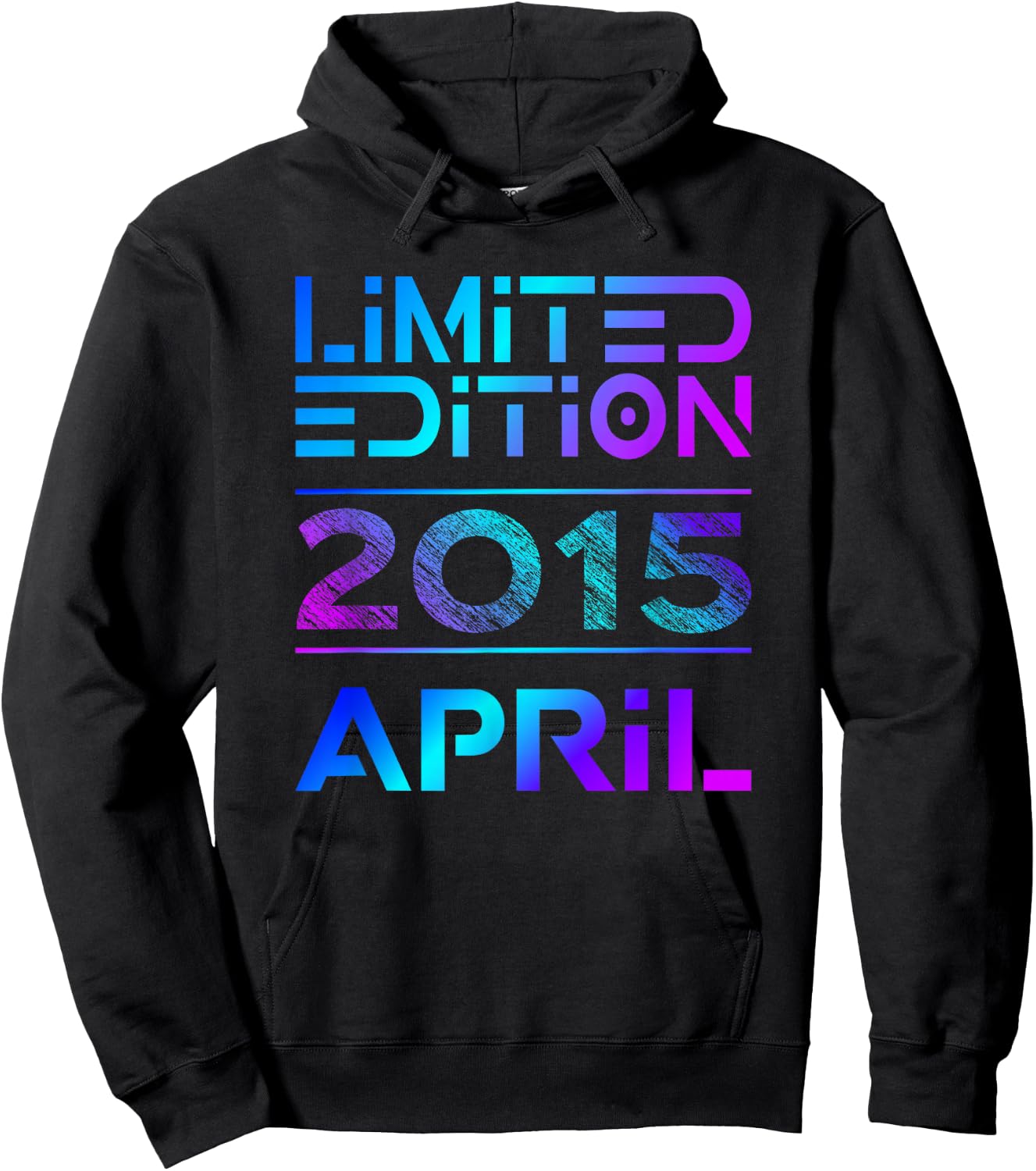 Limited Edition April 2015 Junge Mädchen 11. Geburtstag Hoodie - Hoodie | Black