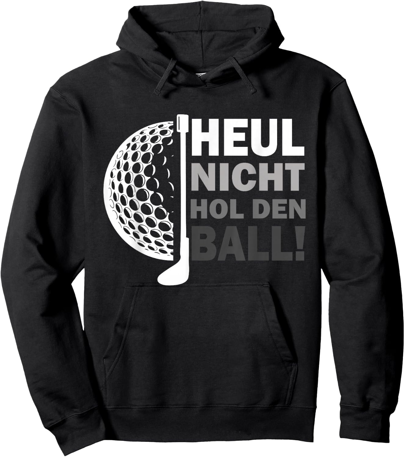 Witziges Golfspieler Golf Golfball Golfschläger Hoodie - Hoodie | Black